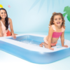 INTEX 65" x 39" x 11" Rectangular Inflatable Kiddie Pool Blue - Image 2