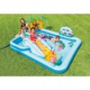 Intex 57161 Rainbow Ring Play Center for kids with water slide and wading pool