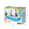 INTEX Swim Center Family Swimming Pool White Blue (80"X60"X19") - Image 3