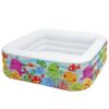 "Intex 57471 rectangular above-ground swimming pool with filter pump, ideal for outdoor summer fun