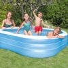 "Intex 57495 round above-ground swimming pool, designed for family outdoor fun."