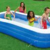 Intex 58484 rectangular pool with a blue and white combination, 10ft length, 6ft width, 22-inch depth
