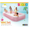 3. Durable vinyl inflatable Intex pool with three air chambers and spacious design. 4.