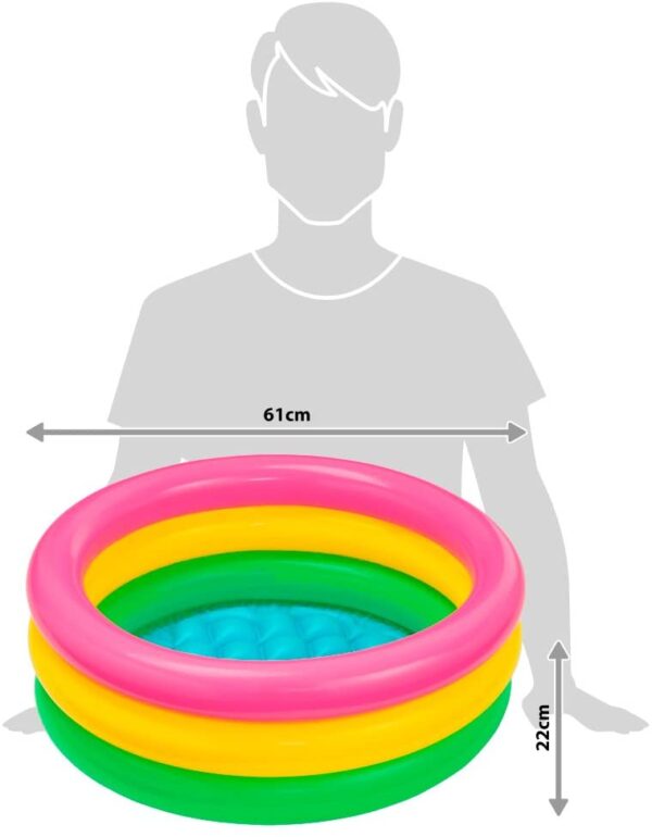 INTEX Sunset Glow Baby Pool ( 24'' x 8.5" ) - Image 3