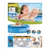 Compact inflatable pool by Intex, shown fully set up and ready for summer