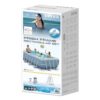 Intex Prism Frame Rectangular Swimming Pool with ladder, filter pump, ground cloth, and pool cover (16ft x 8ft x 42").