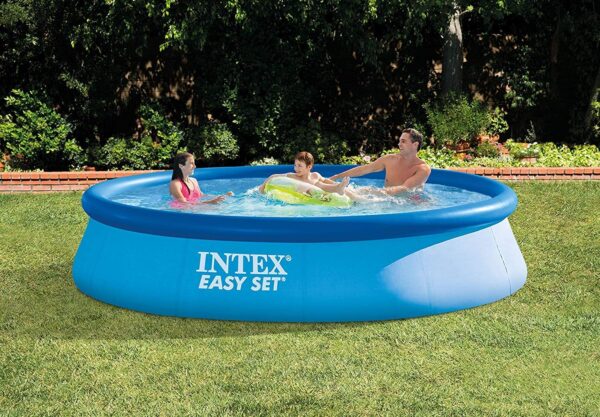 INTEX Easy Set Pool ( 13' X 33" ) Puncture-Resistant 3-Ply Material