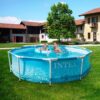 INTEX Beachside Metal Frame Round Above Ground Pool 10ft x 30" with filter pump - Image 3