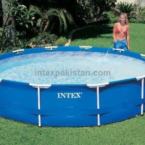 NTEX 12ft X 30 in Round Metal Frame Pool ( 366 cm X I76 cm )