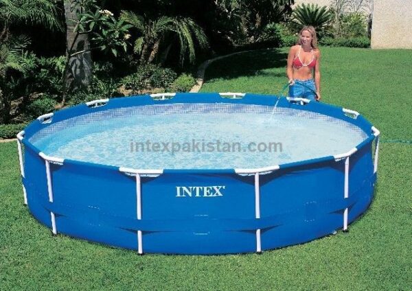 NTEX 12ft X 30 in Round Metal Frame Pool ( 366 cm X I76 cm )